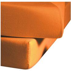 Bassetti Boxspring Jersey-Elasthan Bettlaken Orange