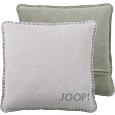 Joop! UNI DOUBLEFACE Komplettes Dekokissen Grün, Grau, Natur, Silber