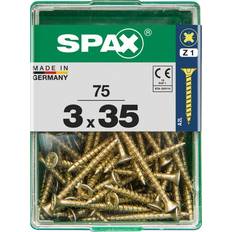 Spax Caja De 75 Unidades De Tornillo Para Madera 3,0x35 mm 100pcs