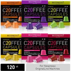 Beverages Bestpresso for Original Machine 120 pods Certified