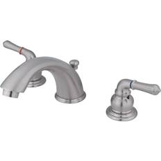 Taps Kingston Brass KB968 Magellan Widespread Bathroom Faucet Brushed Nickel