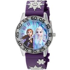 Disney Princess Frozen Kids' Plastic Time Teacher Analog 3D