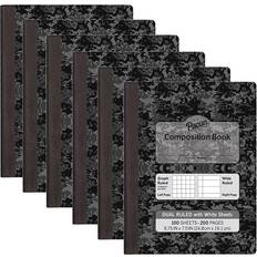 Office Supplies Pacon Dual Ruled Composition Book Dark Gray Marble 100 Sheets Pack of 6