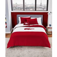 Red Bed Linen Lacoste 4-Pc. Bedspread Red