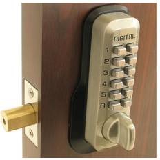 Combination entry door locks M210EZ Series Keyless Entry Single Combination Mechanical Deadbolt with EZ