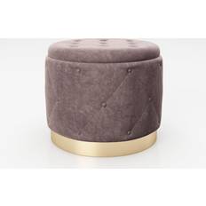 Polyester Hocker Playboy runder Pouf Sitzpuff