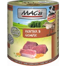 MAC's Hunde Kæledyr MAC's Adult Rensdyr & Grøntsager 24 x 800 g
