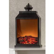 Billiga Elkaminer HGD CD54-8768 LED Lantern Fireplace Amber LE. [Levering: 4-5 dage]