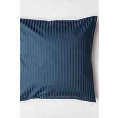 Blue Pillow Cases Belledorm Hotel Suite Satin Stripe Thread Count Pillow Case Blue