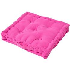 Pink Complete Decoration Pillows Homescapes Hot Plain Complete Decoration Pillows Pink (40x40cm)