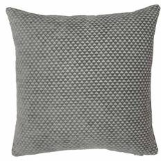 Silver Cushion Covers Homescapes Geometric Cushion Cover Grey, Silver