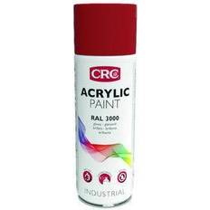 Für den Außenbereich - Rot Malerfarbe CRC Acryl Schutzlack RAL 3000 Schwarz, Rot 0.4L