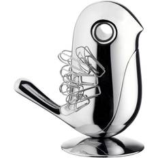 Graffette e Magnet Alessi Chip Büroklammernspender Chrom/H 10.5 cm / Ø 9.5 cm