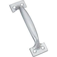 Building Materials Stanley Hardware 6-1/2 L Zinc-Plated Silver Steel Door Pull