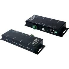 Schede di Rete e Adattatori Bluetooth EXSYS EX-6002 Cablato switch per stampante