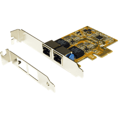 Pcie ethernet 10 gigabit EXSYS EX-6072-3 Adaptateur réseau PCIe profil bas Gigabit Ethernet x 2