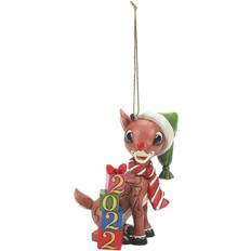 Jim Shore Rudolph 22 Hanging 3.74 Inches Christmas Tree Ornament