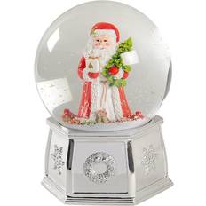 Spode Christmas Tree Musical Santa Snow Globe Figurine