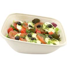 Sukkerrør Abena Bagasse bakke firkantet skrående Sukkerrør 750ml brun