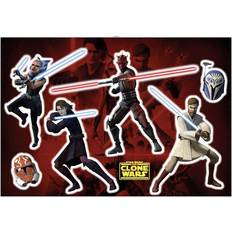 Wanddekor Komar Wandtattoo Clone Wars Showdown Disney Clone Wars Showdown B/L: