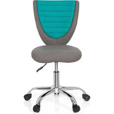 hjh OFFICE Kinderdrehstuhl KIDDY COMFORT Stoff ohne Armlehnen hjh