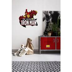 Einrichtungsdetails Komar Marvel Wandtattoo Iron Man Comic Classic