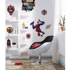 Väggdekor spiderman Barnrum Komar Marvel Wandtattoo Spider-Man Web Head 100