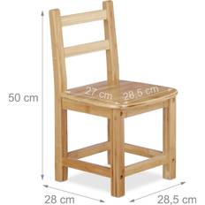 rustico Bamboo Kids Boy Girls, Seat, HxWxD: ca