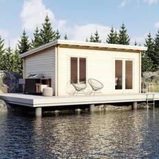 Store hytter Luoman Koppelo 70 gästhus pulpettak 24m2 (Byggnadsarea )