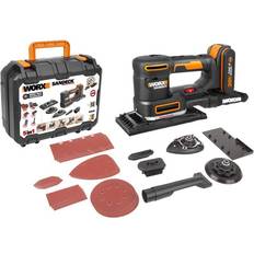 Slibe- & Polermaskiner Worx WX820 Akku-Multischleifer Staub 5-in-1 Funktionen: