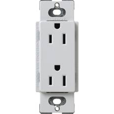 Lutron Power Strips & Extension Cords Lutron SCR-20-PD Satin Colors 20-Amp Receptacle, Palladium