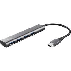 Cavi Trust Halyx USB 3.2 Gen 1 Type-A 5 Mbit/s Grigio