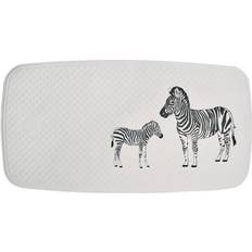 Alfombras Antideslizantes para Bañera Ridder Alfombrilla De Ducha Zebra Blanco Y Negro 38 x 72 cm