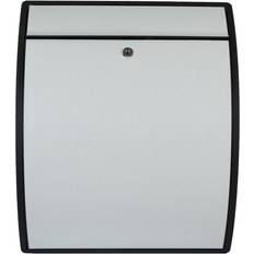 White Letterboxes BURG WÄCHTER Turn Wall Mounted Lockable Weatherproof Post Box Large