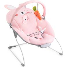 Brillant Vibromasseurs Transat Bébé MOMI GLOSSY 8 mélodies 3 modes de vibration Arche à jouets Rose