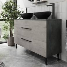 Black Vanity Units Vitusso Vitusso Idro Double Roubaix