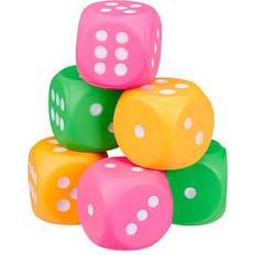 Orange Balancebrætter Relaxdays XXL Pack of 6 Fabric Dices Set