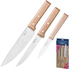 Opinel Messer Opinel Parallele Kochmesser-Set, Chef-,Tranchier-,Allzweckmesser