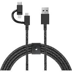 Belt Kabel USB-A USB-C Læderspænde 2