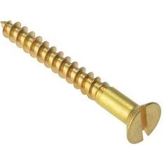 Forgefix CSK11212BR Wood Screw Slotted CSK Solid