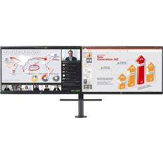 LG 27QP88DP-BS 2560x1440 Pixel Quad HD 5ms DisplayPort USB-C VESA Pivot QHD