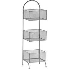 Gift Decor Silver Metal Shelves 20 x 99 x 32.5 cm Book Shelf