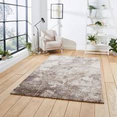 Carpets & Rugs Think Rugs Florence 50032 Abstract High Density Silver, Beige