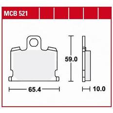 Pièces de Vélo TRW Organic Allround MCB521