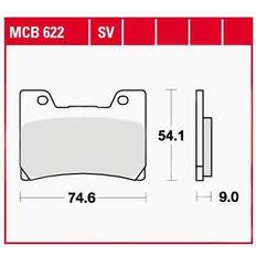 TRW Lucas Bremsbeläge Sintermetall Street MCB622SV