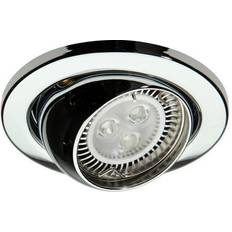 Knightsbridge 50W Max L/V Eyeball Downlights with Bridge - Chrome Spotlight