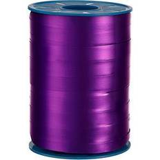 Violet Rubans pour Cadeaux PRÄSENT Geschenkband MEXICO einseitig hochglanzbeschichtet/Rückseite matt lila 10,0 mm x 250,0 m