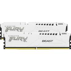 32gb expo ddr5 Kingston Fury Beast White DDR5 5600MHz 2x16GB ECC for AMD EXPO (KF556C36BWEK2-32)