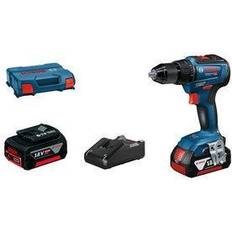 Bore- & Skruemaskiner Bosch GSR 18V-55 Skruemaskine 2x5.0Ah