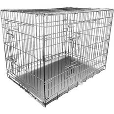 Hugglepets Cage with metal Tray silver